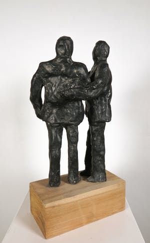 Wil Willemsen - Brons, Handen schudden kopen? Bied vanaf 200!