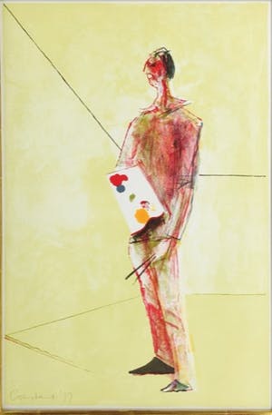 Constant - Zelfportret maar met fraaie lijst ( museumglas)! kopen? Bied vanaf 595!