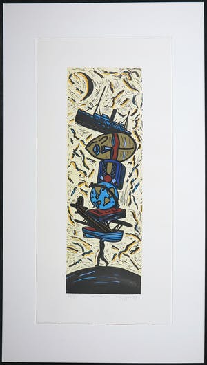 Hans Wap - Zeefdruk, Nomade kopen? Bied vanaf 1!