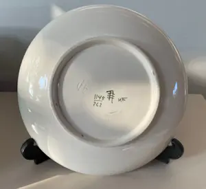 Royal Copenhagen - Aluminia Faience - Drie borden geboorte Kon. Juliana 1917,1918 en 1920 kopen? Bied vanaf 1!