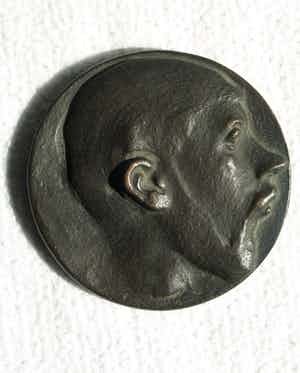 Wilfried Put - (1932-2016) : Bronzen penning , schilder George Hendrik Breitner, 1962 verkocht voor € 50!