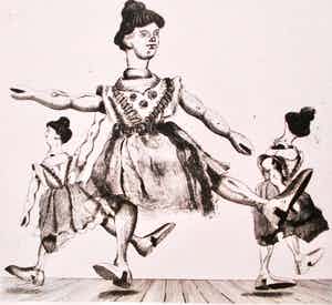 Herman Berserik - Ets "Ballet" verkocht voor € 65!