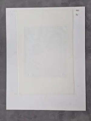 Jan Mensinga - in zeer kleine oplage (7) gemaakte monochrome lithografie "hanengevecht" kopen? Bied vanaf 35!