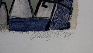 Corneille - Ingelijste litho: April in Paris - 1987 kopen? Bied vanaf 150!