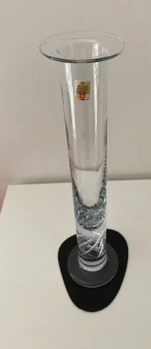 Per Lutken - Prachtige hoge kristallen solifleur vaas High Life Cylinderisk kopen? Bied vanaf 38!