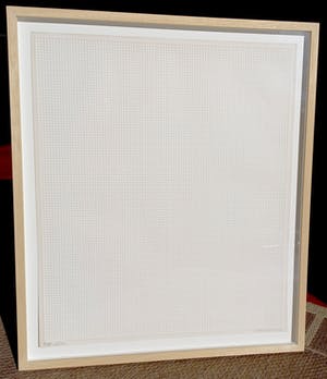 Jan Schoonhoven - Geprägte Strukturen M VII, preegdruk (professioneel ingelijst) kopen? Bied vanaf 2500!