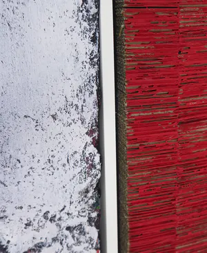 Cees van Rutten - & Jos van den Berg - Gemengde techniek, Zonder titel - Ingelijst (Zeer groot) kopen? Bied vanaf 300!