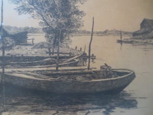 Willem Witjens - Ets Haventje 1929 kopen? Bied vanaf 65!