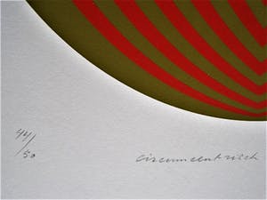 Rob Schotman - Intrigerend jaren 60 PoP Art Litho - Circum-Centrisch - gesigneerd kopen? Bied vanaf 10!