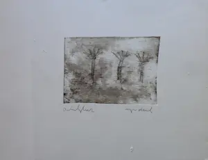 Anton Heyboer - DRIE BOMEN / ZW-W ETS / 39x50cm / SIG kaufen? Bieten Sie von 20!