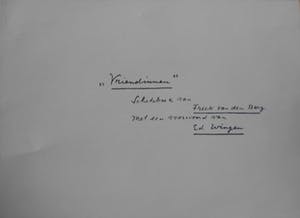 Freek van den Berg - 2 litho's uit de Map Vriendinnen van 1974 kopen? Bied vanaf 15!