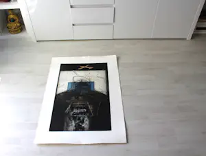 Karl Fred Dahmen - „Zutritt verboten" - Auflage von 75 - signiert - (100 x 65 cm) kopen? Bied vanaf 190!