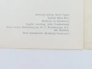 Karel Appel - Een groot dood dier - Bert Schierbeek - Originele zeefdruk kopen? Bied vanaf 100!