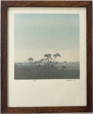 Henk Kastelijn - Zomer & Herfst | 2x kleuren zeefdruk (e.a.) - ingelijst kopen? Bied vanaf 30!