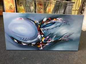 Gena - Abstract Blue kopen? Bied vanaf 300!