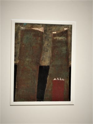 Marjan Smit - gelauwerd Grafica - bijzonder OLIEVERF op papier "Torens" - gesigneerd kopen? Bied vanaf 10!