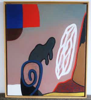 Doris Groeneveld - olieverf op doek - Nieuw Zeeland 2000 - incl kunstboek verkocht voor € 160!