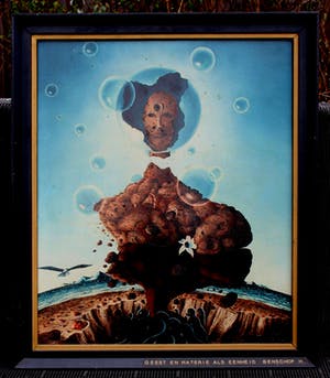 Huib Benschop - Olieverf op paneel: Spirit and matter as unity - 1976 kopen? Bied vanaf 299!