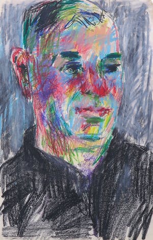 Willempje Noordam - Pastelkrijt, Portret - Ingelijst kopen? Bied vanaf 70!