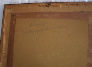 Niet of onleesbaar gesigneerd - Pentekening , “Achtergevels bocht te Enkhuizen” kopen? Bied vanaf 10!