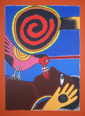 Corneille - Zeefdruk, Soleil cou coupe II (Groot) kopen? Bied vanaf 160!