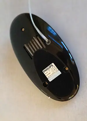 Philips - Iconische design tafellamp "Ledino" in staal met zwarte coating kopen? Bied vanaf 85!