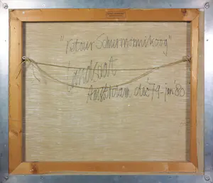 Hans Landsaat - Acryl op doek, Retour Schiermonnikoog - Ingelijst kopen? Bied vanaf 150!