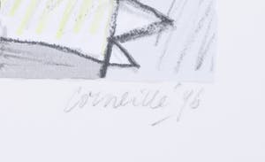 Corneille - Zeefdruk, Femme et oiseau kopen? Bied vanaf 100!