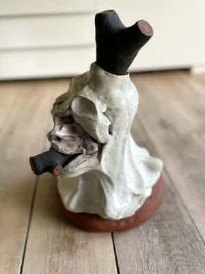 Adriaan Rees - Zonder titel, kop verkocht voor € 400!