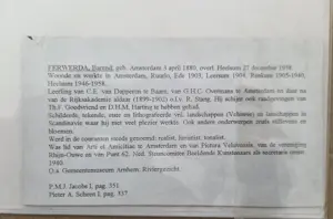 Barend Ferwerda - Akkerhaugen. Potlood. Kleurpotlood. kopen? Bied vanaf 69!