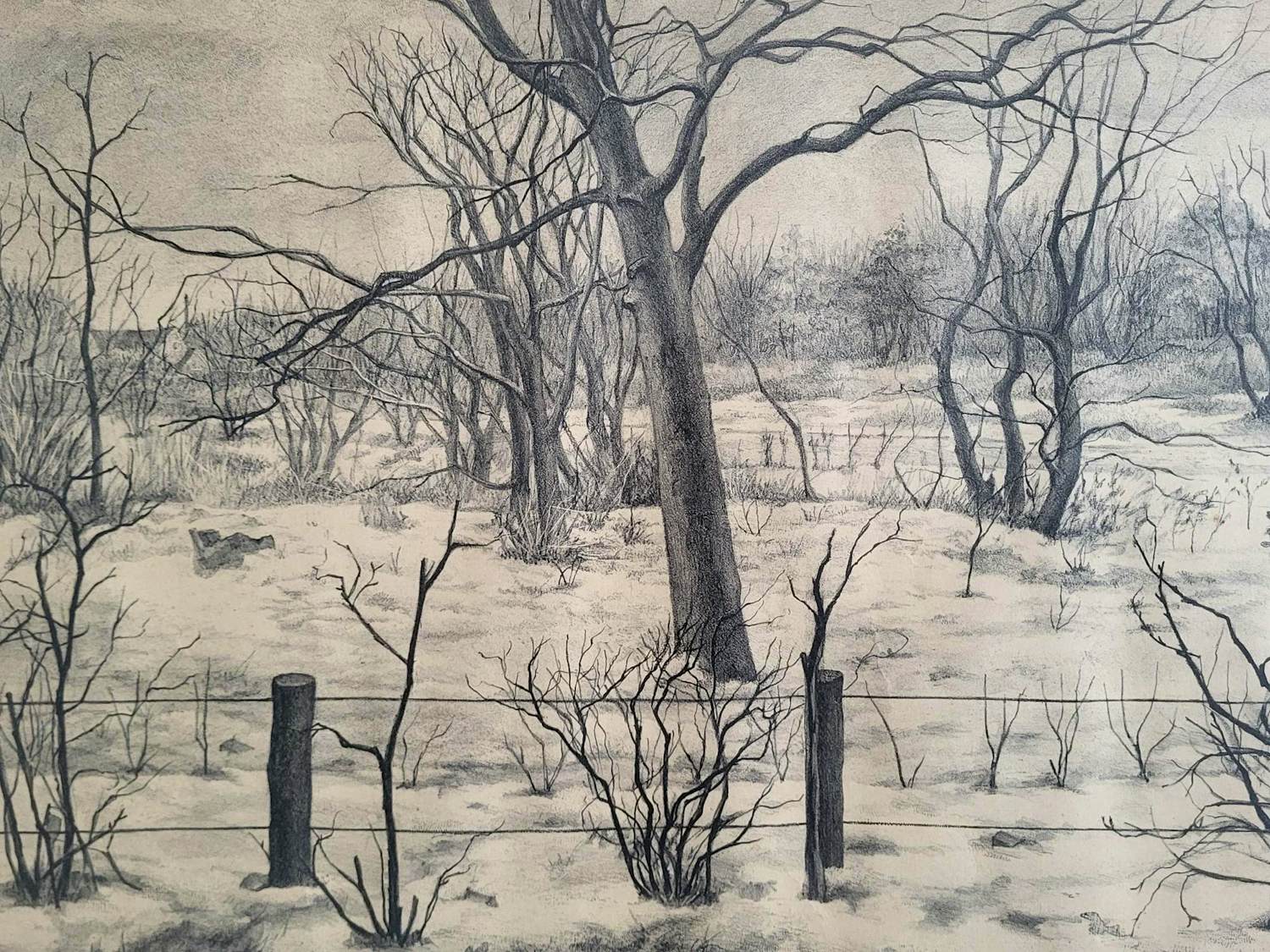 Aart van Dobbenburgh - "sneeuwlandschap". kopen? Bied vanaf 75!