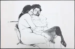 Aat Veldhoen - Rotaprint, Naakt met clown kopen? Bied vanaf 40!