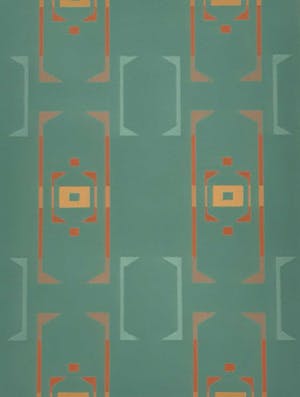 Ton Pape - Gouache - Geometrisch Abstract nr 2423 kopen? Bied vanaf 40!