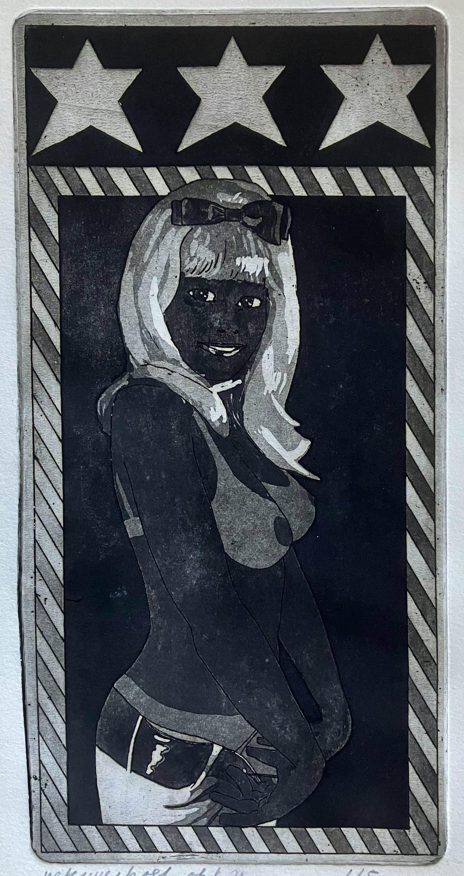 Peter Verhoef - Jonge vrouw - Aquatint - 1971 kopen? Bied vanaf 30!