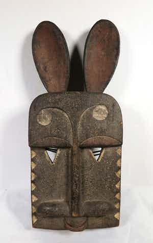 Dogon - Houten Dyommo konijnenmasker verkocht voor € 1!