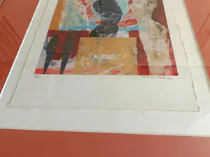 Erik Kierkels - 2 zeer fraaie zeefdrukken in prachtlijst kopen? Bied vanaf 10!