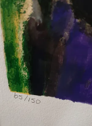 Eugene Brands - Zeefdruk. Eenhoorn kopen? Bied vanaf 325!