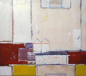 Ron van der Werf - Handbewerkte zeefdruk gelijmd op kunststof, Path of life (met ophangsysteem) kopen? Bied vanaf 1!