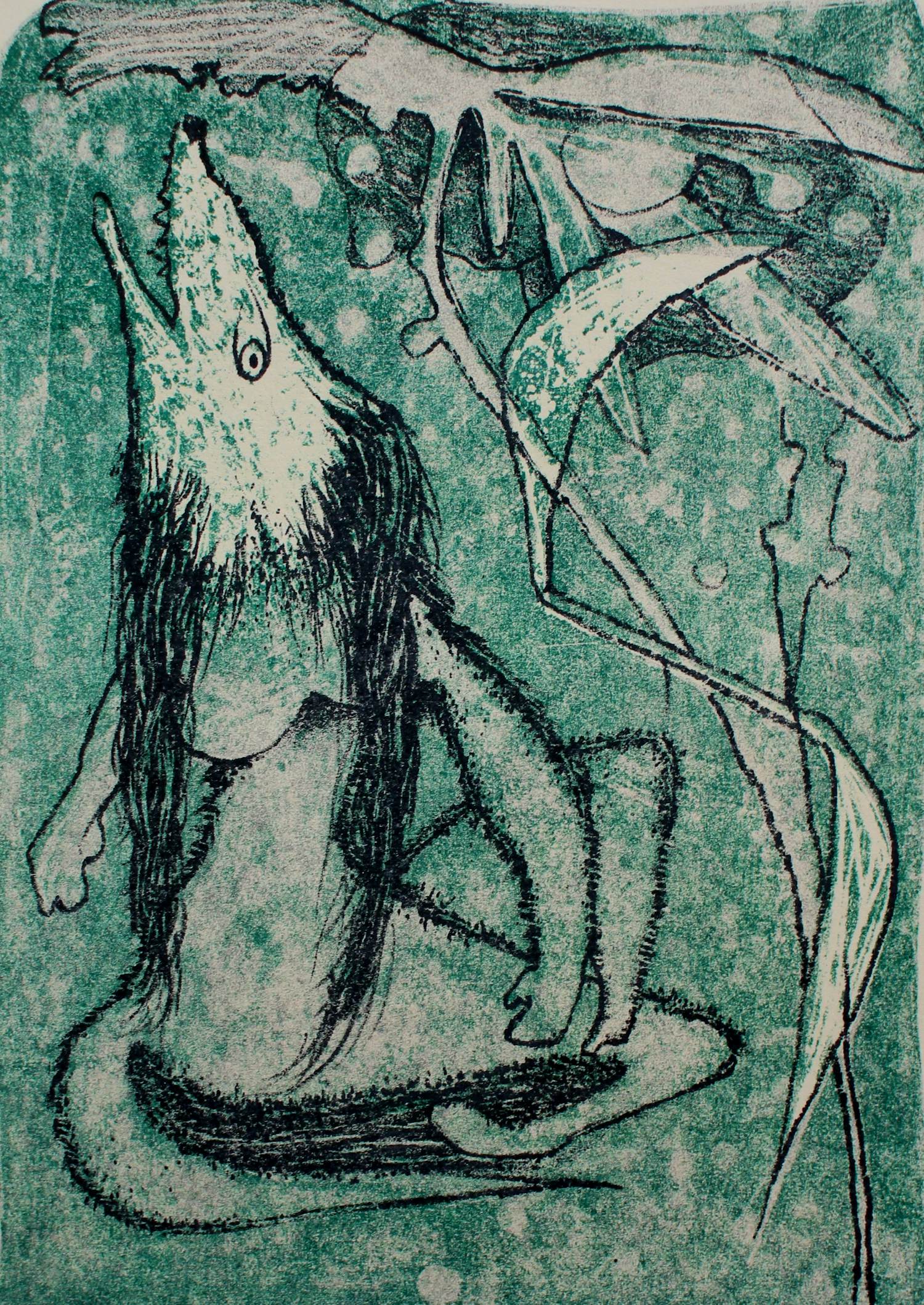 Buy Harry van Kruiningen - Kleuren litho: Metamorphosen - 1952? Bid from 55!