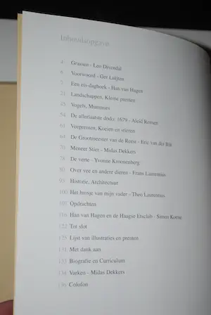 Han van Hagen - Ets 2 koeien - 2000 - oplage 200 - incl boekwerk hardcover kopen? Bied vanaf 100!