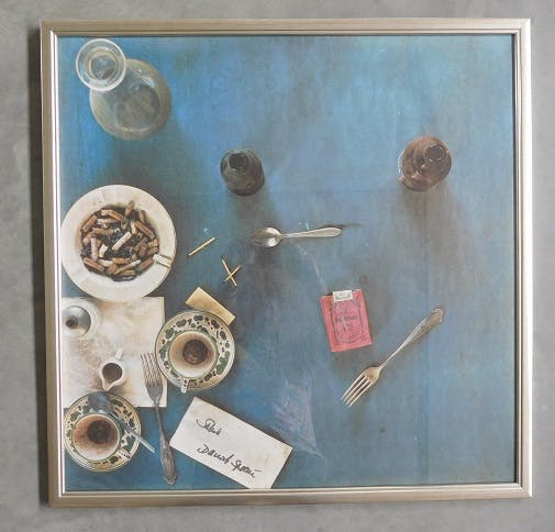 Daniel Spoerri - "Tableau Piège de Restaurant Spoerri" - editie 300 - gesigneerd  kopen? Bied vanaf 225!