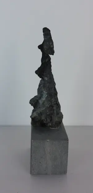 Mieke Oldenburg - Drie bronzen beeldjes, Vrouwfiguren kopen? Bied vanaf 150!