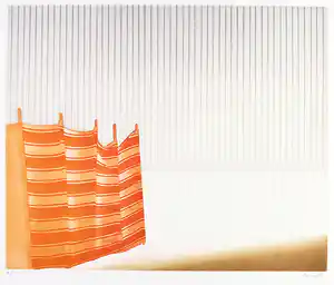 Jean Solombre - Aquatint, Windscherm verkocht voor € 40!