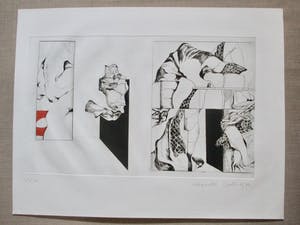 Niet of onleesbaar gesigneerd - Gesigneerde ets "Labyrinth" kopen? Bied vanaf 1!