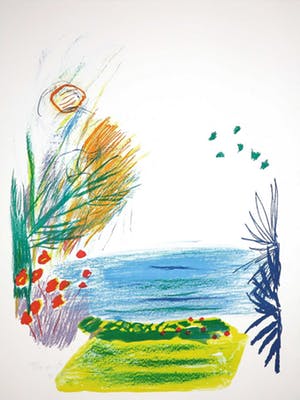 Pieter Defesche - Litho op papier, Zonder titel - Groot kopen? Bied vanaf 1!