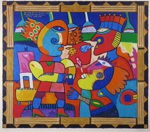 Clemens Briels - Zeefdruk. American Silkscreen - Ingelijst (Groot) kopen? Bied vanaf 150!