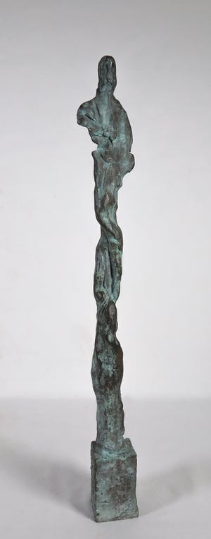Ad Arma - Groot abstact bronzen figuur kopen? Bied vanaf 450!
