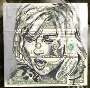 Gijs Donker - Gijs Donker - Madonna op dollarbiljetten kopen? Bied vanaf 265!