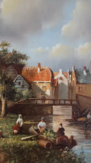 Onbekend - Oud Hollands stadsgezicht kopen? Bied vanaf 150!