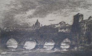 Etienne Bosch - Ets gezicht op Rome kopen? Bied vanaf 30!